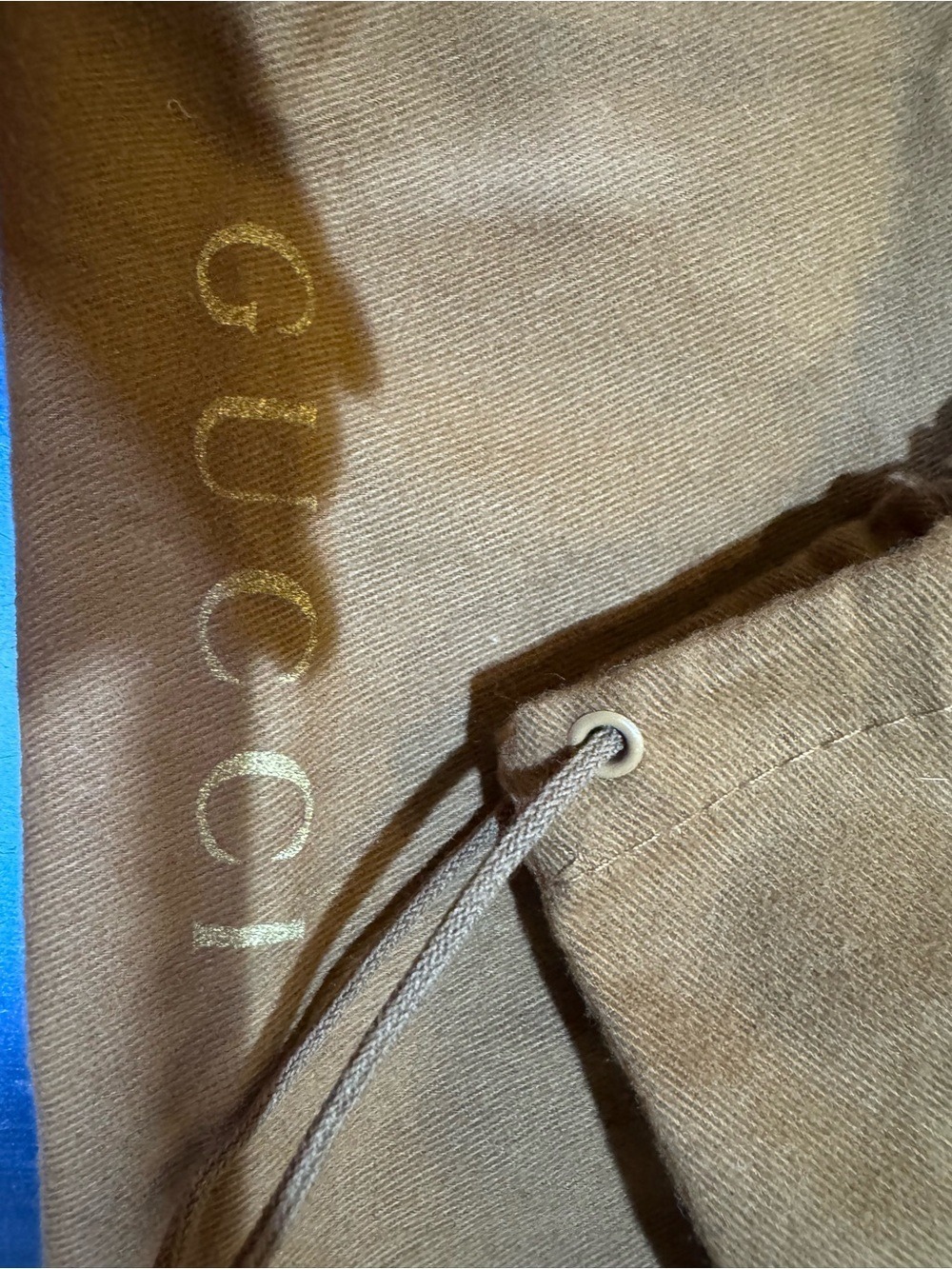 Gucci Brown and Black Travel Dust Bag - Picture 3 of 5